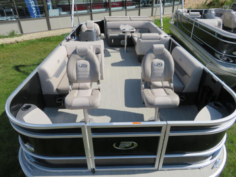Forward View of a front fishing Pontoon, 2-S